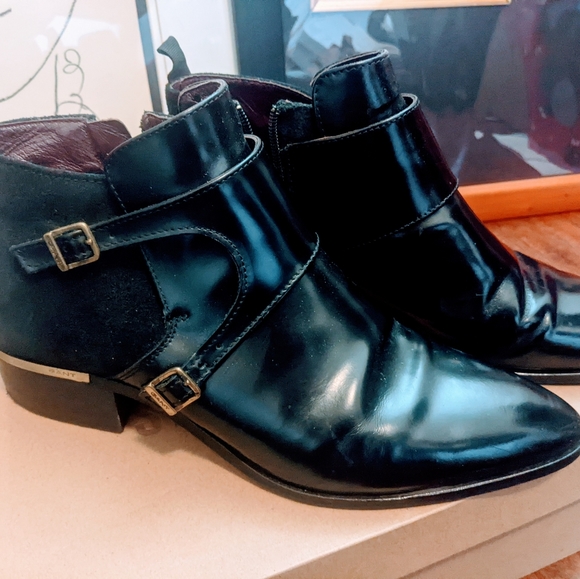 GANT leather ankle boots size 41 US 9.5 - Picture 1 of 5